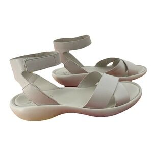 Naturalizer Genn Climb Sandal Women's 9.5 Ankle Strap White‎ Comfort  Gladiator